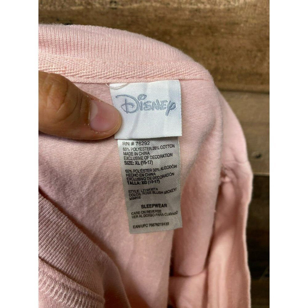 Disney Mickey and Minnie Yoo Hoo! Sleepwear Long Sleeve Size X-Large (15-17) - Picture 2 of 3